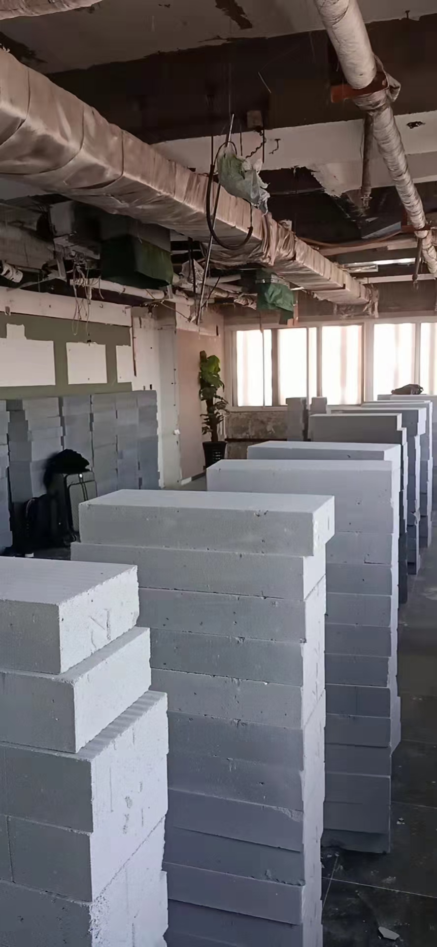 泡沫砖隔墙工程